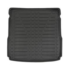 Tapis De Coffre Sur Mesure Pour  Volkswagen Passat B6 / B7 Break Variant 2005-2015, Noir, Antidérapant, Bord Haut, Toutes Saisons, Adapté Animaux de Compagnie