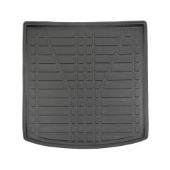 Tapis De Coffre Sur Mesure Pour  Volkswagen Golf Golf 6, / 5, Break 2004-2012, Kofferraum-Schutzmatte, Geriffelt, Aufrollbar, Resistent Gegen Flüssigkeiten, Noir, Antidérapant, Bord Haut, Toutes Saisons, Adapté Animaux de Compagnie
