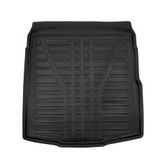 Tapis De Coffre Sur Mesure Pour  Volkswagen Passat B8 4P. Berlina depuis 2014, Noir, Antidérapant, Bord Haut, Toutes Saisons, Adapté Animaux de Compagnie