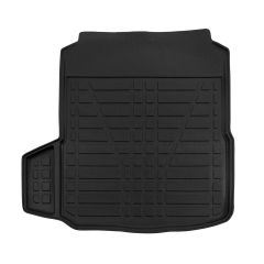 Tapis De Coffre Sur Mesure Pour  Volkswagen Arteon 4P. Berlina depuis 2017 Aussparung An Der Linke Seite, Noir, Antidérapant, Bord Haut, Toutes Saisons, Adapté Animaux de Compagnie