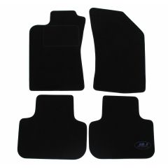 Tapis De Sol Noir Velours Sur Mesure Pour Alfa Romeo 147 2001-2010, Ajustement précis, Base Antidérapante, Renforcée Dans la Zone de la Pédale