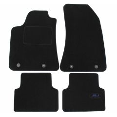 Tapis De Sol Noir Velours Sur Mesure Pour Alfa Romeo 159 2005-2011, Ajustement précis, Base Antidérapante, Renforcée Dans la Zone de la Pédale