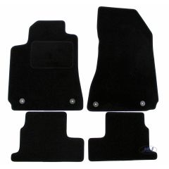Tapis De Sol Noir Velours Sur Mesure Pour Alfa Romeo Brera 2006-2011, Ajustement précis, Base Antidérapante, Renforcée Dans la Zone de la Pédale