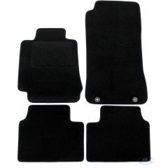Tapis De Sol Noir Velours Sur Mesure Pour Alfa Romeo Giulia 952 depuis 2016, Ajustement précis, Base Antidérapante, Renforcée Dans la Zone de la Pédale