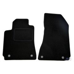 Tapis De Sol Noir Velours Sur Mesure Pour Alfa Romeo Spider 2006-2011, Ajustement précis, Base Antidérapante, Renforcée Dans la Zone de la Pédale