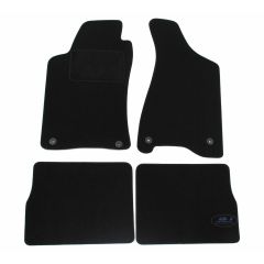 Tapis De Sol Noir Velours Sur Mesure Pour Audi 80 / B4 1991-1996, Ajustement précis, Base Antidérapante, Renforcée Dans la Zone de la Pédale