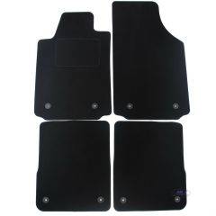 Tapis De Sol Noir Velours Sur Mesure Pour Audi A2 2000-2005, Ajustement précis, Base Antidérapante, Renforcée Dans la Zone de la Pédale