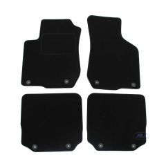 Tapis De Sol Noir Velours Sur Mesure Pour Audi A3 8L 1996-2003, Ajustement précis, Base Antidérapante, Renforcée Dans la Zone de la Pédale