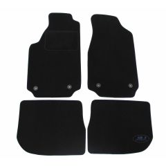 Tapis De Sol Noir Velours Sur Mesure Pour Audi A6 C4 1994-1996, Ajustement précis, Base Antidérapante, Renforcée Dans la Zone de la Pédale