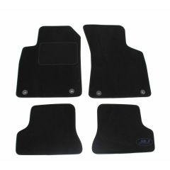 Tapis De Sol Noir Velours Sur Mesure Pour Audi TT 8N 2000-2006, Ajustement précis, Base Antidérapante, Renforcée Dans la Zone de la Pédale