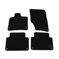 Tapis De Sol Noir Velours Sur Mesure Pour Audi Q7 2005-2015, Ajustement précis, Base Antidérapante, Renforcée Dans la Zone de la Pédale