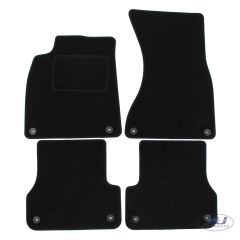 Tapis De Sol Noir Velours Sur Mesure Pour Audi A6 C7 / A7 C7 2011-2018, Ajustement précis, Base Antidérapante, Renforcée Dans la Zone de la Pédale