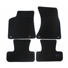Tapis De Sol Noir Velours Sur Mesure Pour Audi Q5 2008-2015, Ajustement précis, Base Antidérapante, Renforcée Dans la Zone de la Pédale