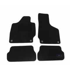 Tapis De Sol Noir Velours Sur Mesure Pour Audi TT 8J 2006-2014, Ajustement précis, Base Antidérapante, Renforcée Dans la Zone de la Pédale