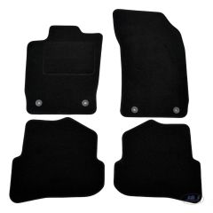 Tapis De Sol Noir Velours Sur Mesure Pour Audi A1 2010-2018, Ajustement précis, Base Antidérapante, Renforcée Dans la Zone de la Pédale