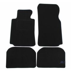 Tapis De Sol Noir Velours Sur Mesure Pour Bmw 7 E38 1994-2001, Ajustement précis, Base Antidérapante, Renforcée Dans la Zone de la Pédale
