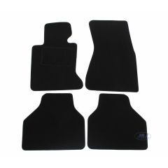 Tapis De Sol Noir Velours Sur Mesure Pour Bmw 7 Series E65 4P. Berlina 2001-2008, Ajustement précis, Base Antidérapante, Renforcée Dans la Zone de la Pédale