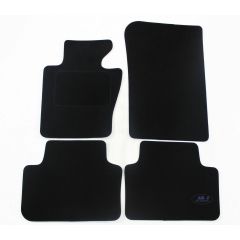 Tapis De Sol Noir Velours Sur Mesure Pour Bmw X3 E83 2003-2010, Ajustement précis, Base Antidérapante, Renforcée Dans la Zone de la Pédale