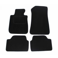 Tapis De Sol Noir Velours Sur Mesure Pour Bmw 1 Series E87 / E81 3/5P. Berlina 2004-2011, Ajustement précis, Base Antidérapante, Renforcée Dans la Zone de la Pédale