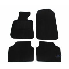 Tapis De Sol Noir Velours Sur Mesure Pour Bmw 3 Series E90, E91 2005-2012, Ajustement précis, Base Antidérapante, Renforcée Dans la Zone de la Pédale