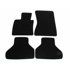 Tapis De Sol Noir Velours Sur Mesure Pour Bmw X5 F15 2013-2018, Ajustement précis, Base Antidérapante, Renforcée Dans la Zone de la Pédale