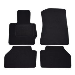 Tapis De Sol Noir Velours Sur Mesure Pour Bmw X3 F25 2010-2018, Ajustement précis, Base Antidérapante, Renforcée Dans la Zone de la Pédale