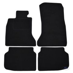 Tapis De Sol Noir Velours Sur Mesure Pour Bmw 7 Serie F01 2009-2016, Ajustement précis, Base Antidérapante, Renforcée Dans la Zone de la Pédale