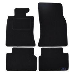 Tapis De Sol Noir Velours Sur Mesure Pour Mini Cooper 2006-2010, Ajustement précis, Base Antidérapante, Renforcée Dans la Zone de la Pédale