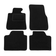 Tapis De Sol Noir Velours Sur Mesure Pour Bmw 3 Series F30, F31 2011-2019, Ajustement précis, Base Antidérapante, Renforcée Dans la Zone de la Pédale