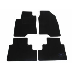 Tapis De Sol Noir Velours Sur Mesure Pour Chevrolet Captiva 2006-2010, Ajustement précis, Base Antidérapante, Renforcée Dans la Zone de la Pédale