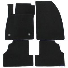 Tapis De Sol Noir Velours Sur Mesure Pour Chevrolet Trax depuis 2012, Ajustement précis, Base Antidérapante, Renforcée Dans la Zone de la Pédale