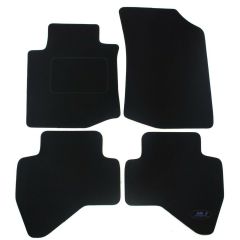 Tapis De Sol Noir Velours Sur Mesure Pour Citroen C1 2005-2013, Ajustement précis, Base Antidérapante, Renforcée Dans la Zone de la Pédale
