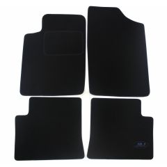 Tapis De Sol Noir Velours Sur Mesure Pour Citroen Xsara 1997-2004, Ajustement précis, Base Antidérapante, Renforcée Dans la Zone de la Pédale