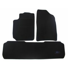 Tapis De Sol Noir Velours Sur Mesure Pour Citroen Xsara Picasso 1999-2010, Ajustement précis, Base Antidérapante, Renforcée Dans la Zone de la Pédale