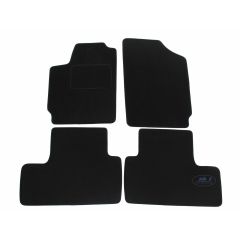 Tapis De Sol Noir Velours Sur Mesure Pour Citroen Berlingo 2002-2008, Ajustement précis, Base Antidérapante, Renforcée Dans la Zone de la Pédale