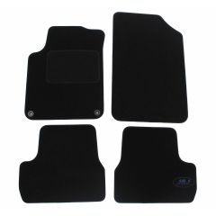 Tapis De Sol Noir Velours Sur Mesure Pour Citroen C3 2009-2016, Ajustement précis, Base Antidérapante, Renforcée Dans la Zone de la Pédale
