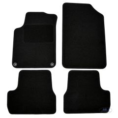 Tapis De Sol Noir Velours Sur Mesure Pour Citroen Ds3 2009-2015, Ajustement précis, Base Antidérapante, Renforcée Dans la Zone de la Pédale
