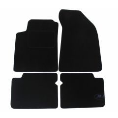 Tapis De Sol Noir Velours Sur Mesure Pour Fiat Bravo 2007-2017, Ajustement précis, Base Antidérapante, Renforcée Dans la Zone de la Pédale