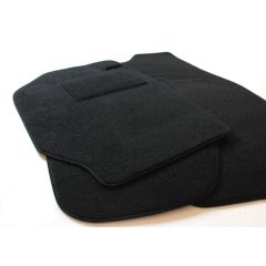 Tapis De Sol Noir Velours Sur Mesure Pour Fiat Ulysse 2003-2007, Ajustement précis, Base Antidérapante, Renforcée Dans la Zone de la Pédale