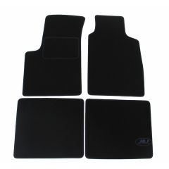 Tapis De Sol Noir Velours Sur Mesure Pour Fiat Panda 2003-2012, Ajustement précis, Base Antidérapante, Renforcée Dans la Zone de la Pédale