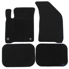 Tapis De Sol Noir Velours Sur Mesure Pour Fiat Freemont 2011-2016, Ajustement précis, Base Antidérapante, Renforcée Dans la Zone de la Pédale