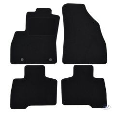 Tapis De Sol Noir Velours Sur Mesure Pour Citroen Nemo 2007-2019, Ajustement précis, Base Antidérapante, Renforcée Dans la Zone de la Pédale