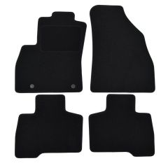 Tapis De Sol Noir Velours Sur Mesure Pour Fiat Fiorino / Qubo 2007-2019, Ajustement précis, Base Antidérapante, Renforcée Dans la Zone de la Pédale