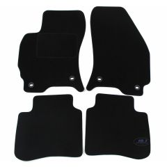 Tapis De Sol Noir Velours Sur Mesure Pour Ford Mondeo 3 2000-2007, Ajustement précis, Base Antidérapante, Renforcée Dans la Zone de la Pédale