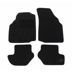 Tapis De Sol Noir Velours Sur Mesure Pour Ford Puma 1997-2002, Ajustement précis, Base Antidérapante, Renforcée Dans la Zone de la Pédale