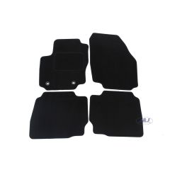 Tapis De Sol Noir Velours Sur Mesure Pour Ford Mondeo 4 2007-2014, Ajustement précis, Base Antidérapante, Renforcée Dans la Zone de la Pédale