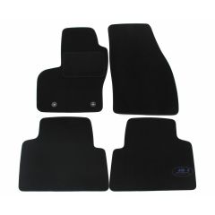 Tapis De Sol Noir Velours Sur Mesure Pour Ford Kuga 2008-2012, Ajustement précis, Base Antidérapante, Renforcée Dans la Zone de la Pédale