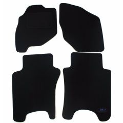 Tapis De Sol Noir Velours Sur Mesure Pour Honda Jazz 2002-2008, Ajustement précis, Base Antidérapante, Renforcée Dans la Zone de la Pédale