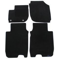 Tapis De Sol Noir Velours Sur Mesure Pour Honda HR-V 2015-2021, Ajustement précis, Base Antidérapante, Renforcée Dans la Zone de la Pédale