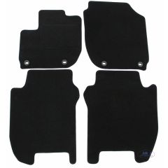 Tapis De Sol Noir Velours Sur Mesure Pour Honda Jazz 2015-2020, Ajustement précis, Base Antidérapante, Renforcée Dans la Zone de la Pédale
